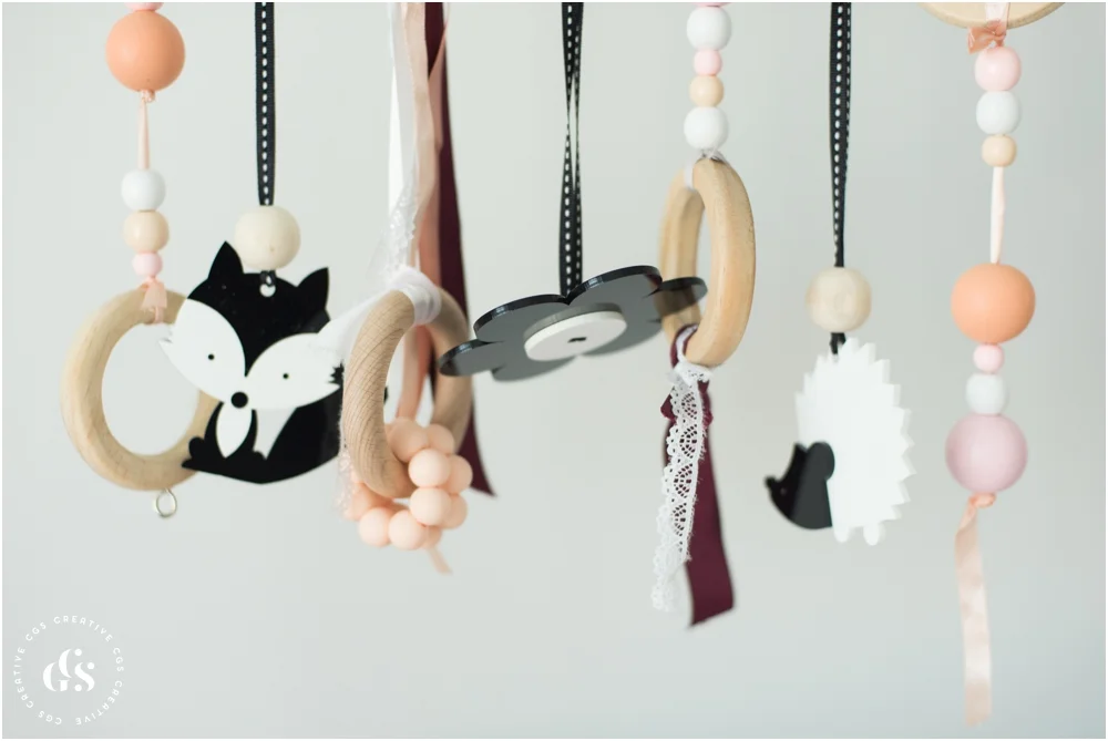 High Contrast Baby Mobile Dangle Toys Little Interiors CityGirlSearching